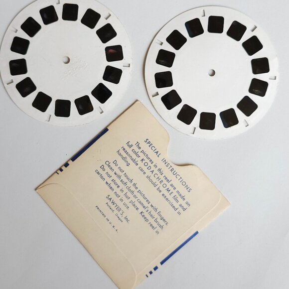 VINTAGE Mount Rainier National Park View Master Reels WASHINGTON - Picture 2 of 2